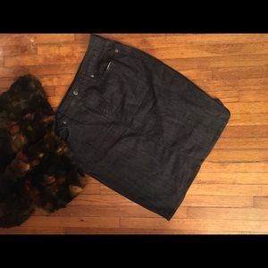 Gap jean pencil skirt